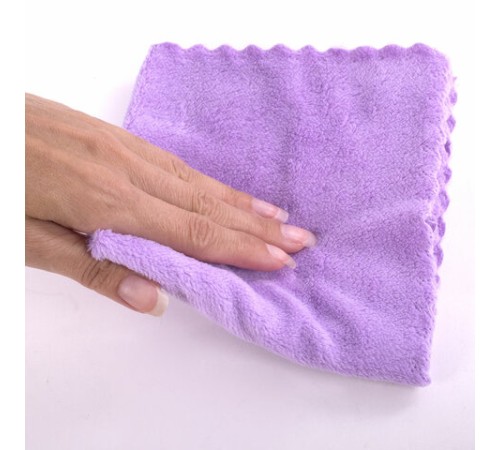 Салфетки из МИКРОФИБРЫ ПЛЮШЕВОЙ 30х30 см, КОМПЛЕКТ 10 шт., PASTEL, ассорти, 250 г/м2, LAIMA HOME, 608445