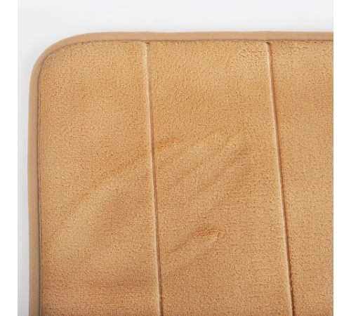 Комплект ковриков MEMORY EFFECT для ванной 50х80 см и туалета 40х60 см, персиковый, LAIMA HOME, 608447