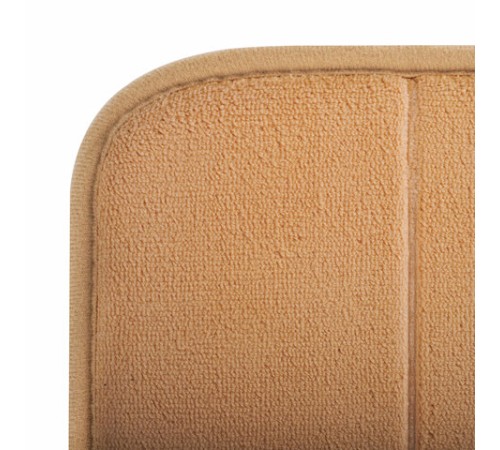 Комплект ковриков MEMORY EFFECT для ванной 50х80 см и туалета 40х60 см, персиковый, LAIMA HOME, 608447