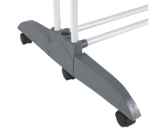 Сушилка напольная для белья раскладная МНОГОФУНКЦИОНАЛЬНАЯ, 3 уровня, на колесах, 