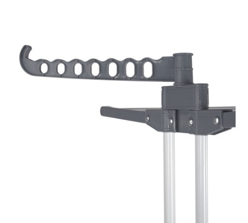 Сушилка напольная для белья раскладная МНОГОФУНКЦИОНАЛЬНАЯ, 3 уровня, на колесах, 