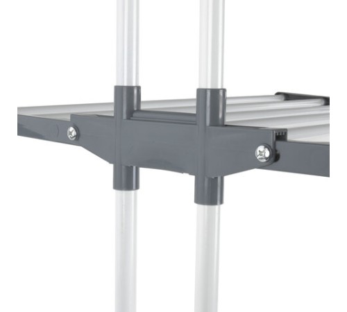 Сушилка напольная для белья раскладная МНОГОФУНКЦИОНАЛЬНАЯ, 3 уровня, на колесах, 