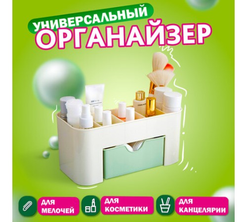 Органайзер для хранения косметики, канцтоваров, мелочей MINI 22х10,5х11 см, DASWERK (ДАСВЕРК), 608479