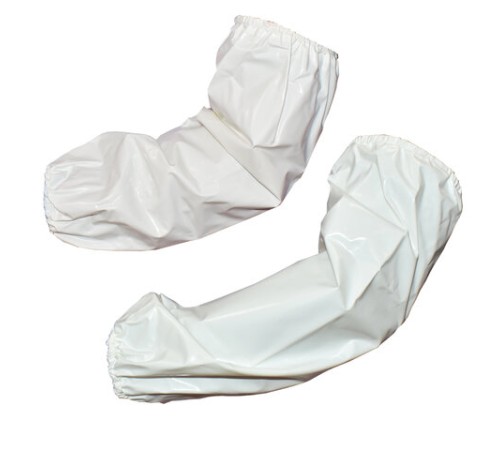 Нарукавники многоразовые защитные полиуретановые, РУКАС, 46х22 см, белые, НАР016