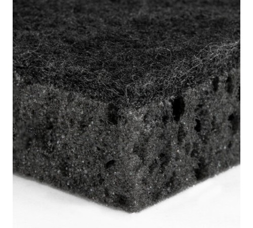 Губки для посуды 9,8х6,6х3 см, КОМПЛЕКТ 10 шт., SQUARE BLACK, КРУПНОПОРИСТЫЙ поролон с абразивным слоем, LAIMA, 608648