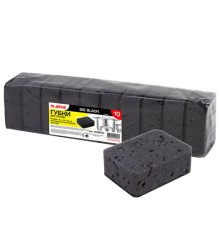 Губки для посуды 9,5х7х3,5 см, КОМПЛЕКТ 10 шт., BIG BLACK, КРУПНОПОРИСТЫЙ поролон с абразивным слоем, LAIMA, 608650