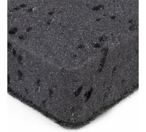 Губки для посуды 9,5х7х3,5 см, КОМПЛЕКТ 10 шт., BIG BLACK, КРУПНОПОРИСТЫЙ поролон с абразивным слоем, LAIMA, 608650