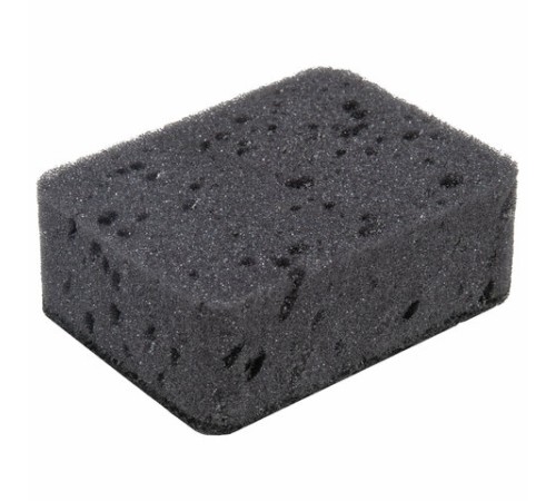 Губки для посуды 9,5х7х3,5 см, КОМПЛЕКТ 10 шт., BIG BLACK, КРУПНОПОРИСТЫЙ поролон с абразивным слоем, LAIMA, 608650