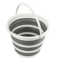 Ведро складное силиконовое 10 литров круглое d=32 см для дома, дачи и авто, LAIMA Home, 608668