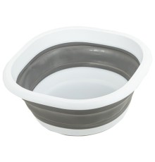 Таз складной силиконовый 10 литров круглый d=36 см для дома и дачи, LAIMA Home, 608669