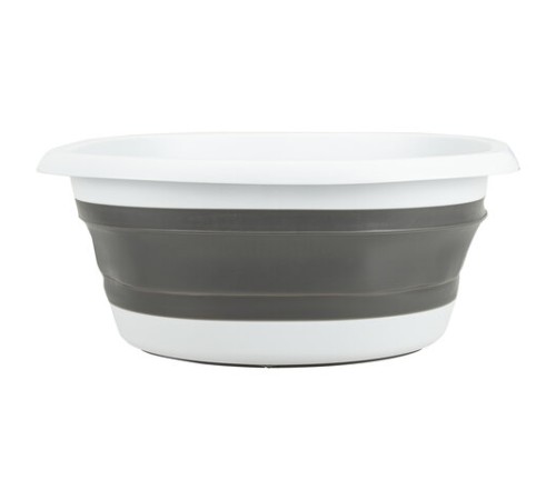 Таз складной силиконовый 10 литров круглый d=36 см для дома и дачи, LAIMA Home, 608669