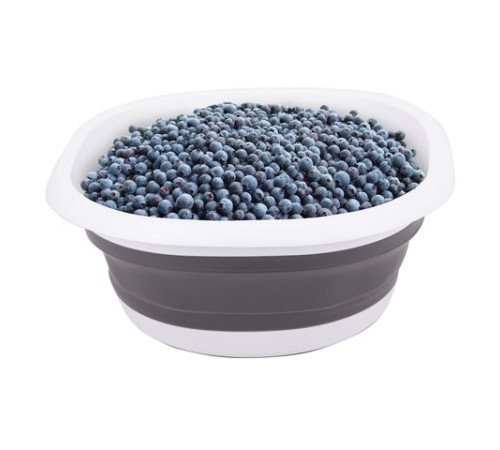 Таз складной силиконовый 10 литров круглый d=36 см для дома и дачи, LAIMA Home, 608669