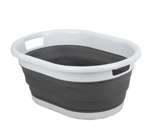 Таз складной силиконовый 26 литров 54,5х39,5 см для дома и дачи, LAIMA Home, 608670