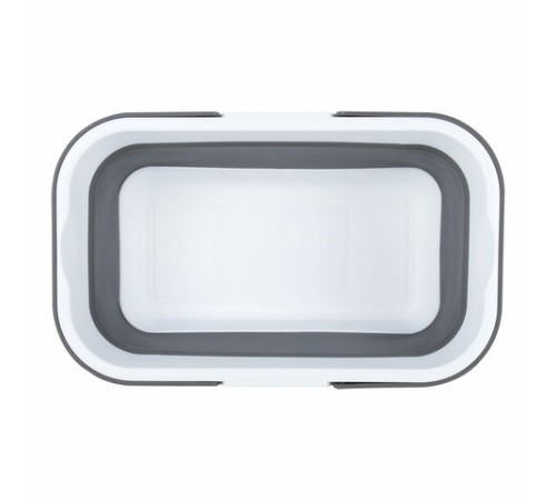 Таз складной силиконовый 16 литров со складными ручками 47х28 см для дома и дачи, LAIMA Home, 608671