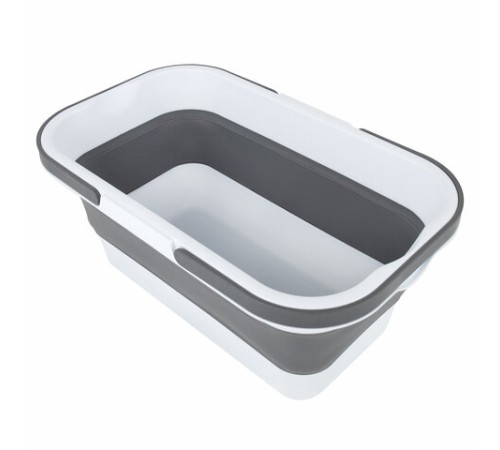 Таз складной силиконовый 16 литров со складными ручками 47х28 см для дома и дачи, LAIMA Home, 608671