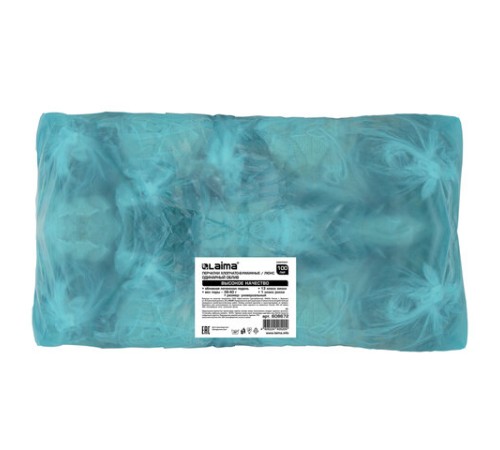 Перчатки хлопчатобумажные износостойкие ОДИНАРНЫЙ облив, 13 класс, КОМПЛЕКТ 100 ПАР, LAIMA ЛЮКС, 608672