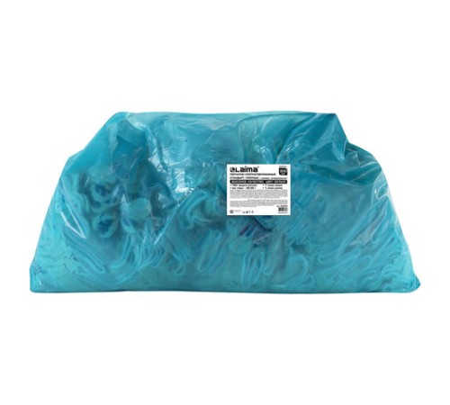 Перчатки хлопчатобумажные эконом, КОМПЛЕКТ 100 пар, 10 класс, 26-28 г, 83 текс, С ПВХ, LAIMA ЭКОНОМ, БЕЛЫЕ, 608680