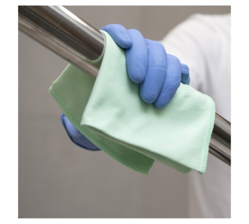 Перчатки латексные КЩС, сверхпрочные, плотные, хлопковое напыление, размер 8,5-9, L (большой), синие, HQ Profiline, 74735