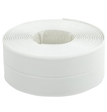 Клейкая лента бордюрная для ванны и кухни повышенной клейкости 38 мм х 3,35 м, бутил, DASWERK (ДАСВЕРК), 608774