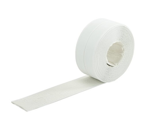 Клейкая лента бордюрная для ванны и кухни повышенной клейкости 38 мм х 3,35 м, бутил, DASWERK (ДАСВЕРК), 608774