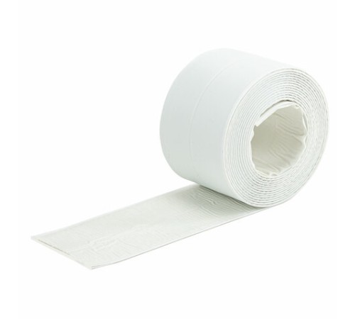 Клейкая лента бордюрная для ванны и кухни повышенной клейкости 60 мм х 3,35 м, бутил, DASWERK (ДАСВЕРК), 608775