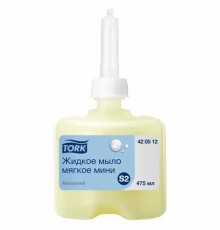 Картридж с жидким мылом одноразовый TORK (Система S2) Advanced, 0,475 л, мягкое, 420512