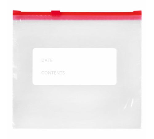 Пакеты для заморозки продуктов, 1 л, КОМПЛЕКТ 50 шт., с замком-застежкой (слайдер), LAIMA