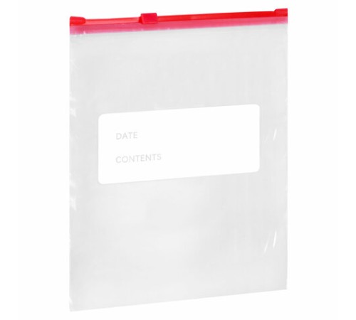 Пакеты для заморозки продуктов, 3 л, КОМПЛЕКТ 50 шт., с замком-застежкой (слайдер), LAIMA