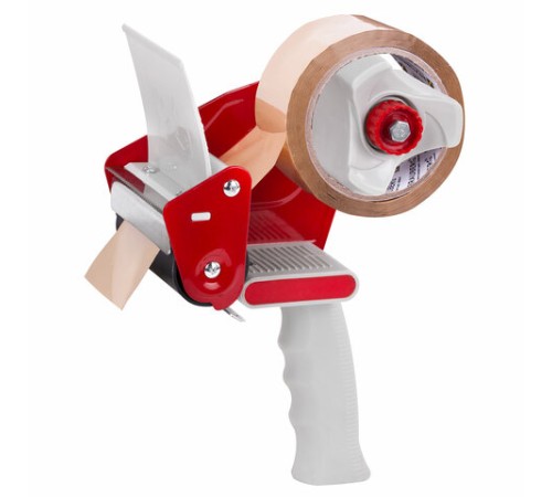 Диспенсер для клейкой упаковочной ленты BRAUBERG, для ленты шириной до 75 мм, 608925