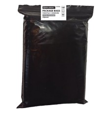 Пакеты ZIP-LOCK ОЧЕНЬ ПРОЧНЫЕ, комплект 100 шт., 100x150 мм, ПВД, 80 мкм., ЧЁРНЫЕ, BRAUBERG, 608932