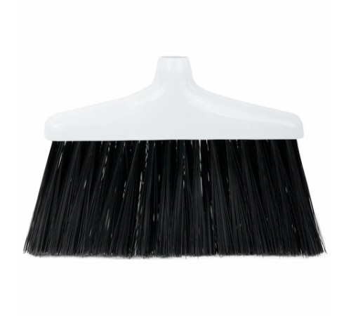 Совок для мусора + щетка на длинных рукоятках 77 см (металл), бело-серый, разборный, LAIMA, 608947