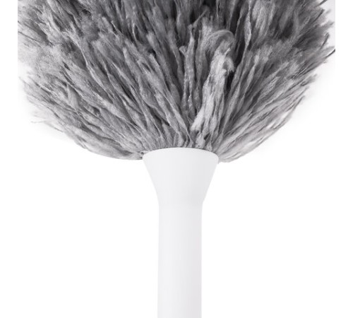 Пипидастр (сметка-метелка) для уборки пыли, метелка 35 см, рукоятка 20 см, серый, LAIMA, 608949