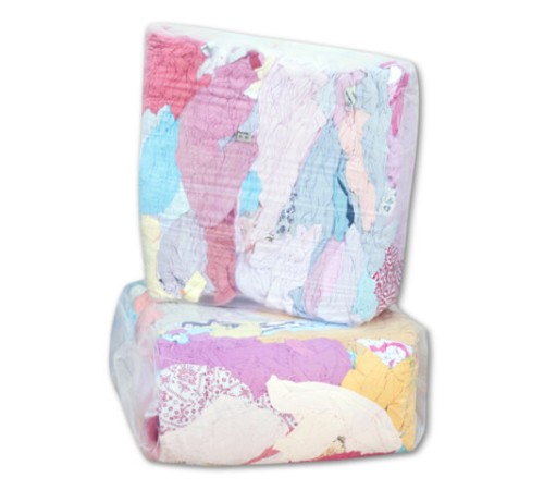 Ветошь трикотаж СВЕТЛЫЙ 10 кг, лоскуты 40х60 (±10 см) плотность 100-120 г/м2, 100% хлопок