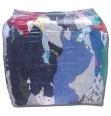 Ветошь трикотаж МАЕЧНЫЙ 10 кг, лоскуты 40х60 (±10 см) плотность 100-120 г/м2, 100% хлопок, 1 сорт