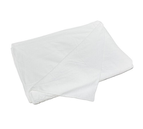 Ветошь ПОСТЕЛЬ БЕЛАЯ 10 кг, лоскуты 70х80 (±10 см), плотность 100-120 г/м2, 100% хлопок