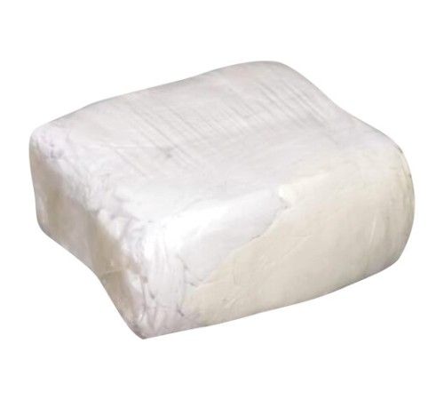 Ветошь ПОСТЕЛЬ БЕЛАЯ 10 кг, лоскуты 70х80 (±10 см), плотность 100-120 г/м2, 100% хлопок