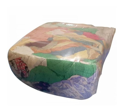 Ветошь МАХРОВАЯ 10 кг, лоскуты 40х60 (±10см), плотность 100-560 г/м2, 80% хлопок, 20% синтетика