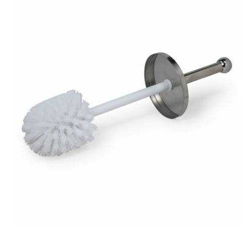 Ершик для унитаза СТОЙКА + держатель туалетной бумаги, нержавеющая сталь, зеркальный, LAIMA, 609079