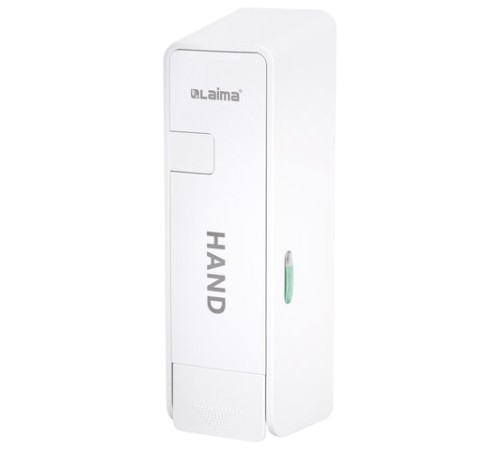 Дозатор для жидкого мыла LAIMA ULTRA, НАЛИВНОЙ, 0,38 л, белый, ABS-пластик, 609106, MD-9029W