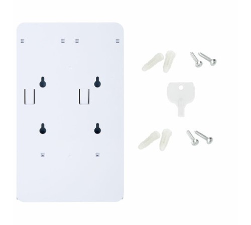 Дозатор двойной 2х0,38 л для жидкого мыла/шампуня/геля LAIMA ULTRA, НАЛИВНОЙ, белый, 609107, MD-9029W-2