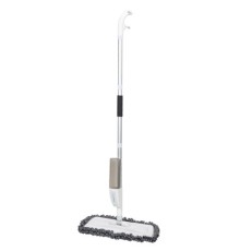 Швабра с распылителем UltraSpray X, 2 насадки из микрофибры объемный ворс, скребок, LAIMA, 609143