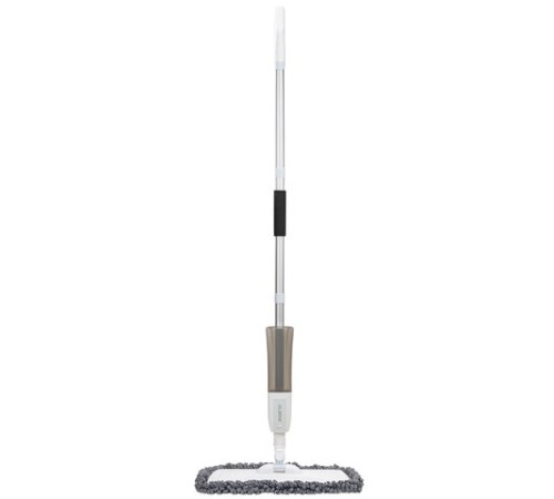 Швабра с распылителем UltraSpray X, 2 насадки из микрофибры объемный ворс, скребок, LAIMA, 609143