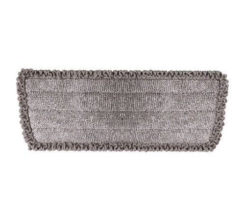 Насадки МОП для швабры липучка, КОМПЛЕКТ 2 шт., микрофибра, объемный ворс+кант, 41х14 см, LAIMA, 609144