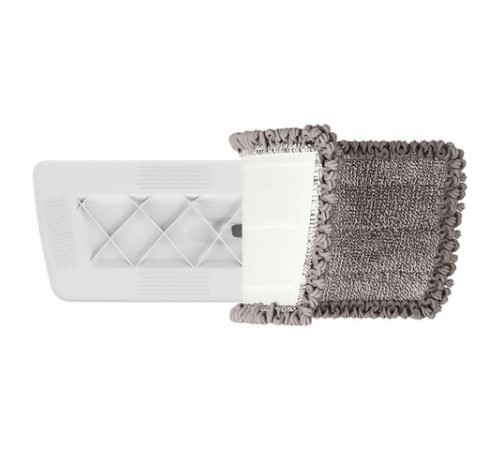 Насадки МОП для швабры липучка, КОМПЛЕКТ 2 шт., микрофибра, объемный ворс+кант, 41х14 см, LAIMA, 609144