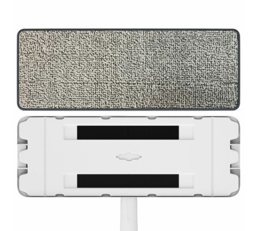 Швабра с отжимом и ведром 12л/9л двухкамерное, 2 насадки микрофибра, карманы с 2-х сторон, рукоятка 134-154см белый NeoMop XL, LAIMA,609149