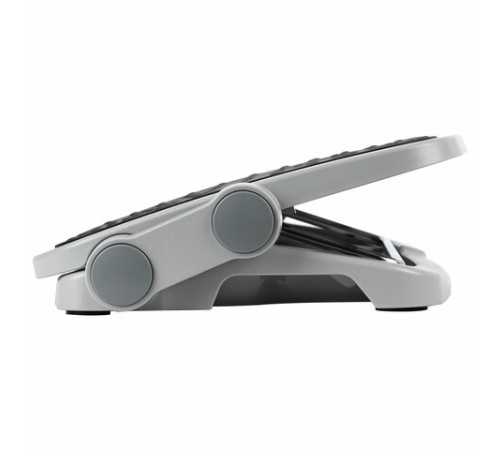 Подставка для ног BRAUBERG, офисная, 45х35 см, 2 положения, серая, 530363