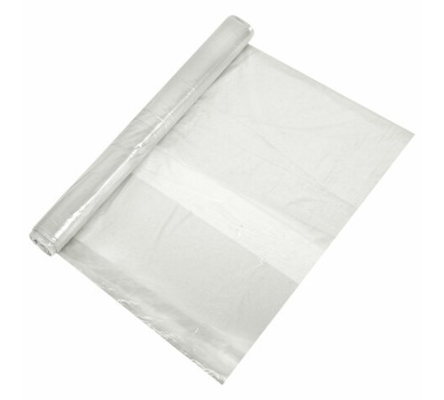 Мешки для мусора прозрачные, ЭКОНОМ, 120 л, в рулоне 10 шт., ПВД, 30 мкм, 70х110 см, 609206