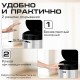 Ведро для мусора СЕНСОРНОЕ 12 л, нержавеющая сталь, черная матовая крышка, питание от 4-х батареек AA (не входят в комплект), LAIMA, 609326