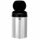 Ведро для мусора СЕНСОРНОЕ 12 л, нержавеющая сталь, черная матовая крышка, питание от 4-х батареек AA (не входят в комплект), LAIMA, 609326