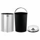 Ведро для мусора СЕНСОРНОЕ 12 л, нержавеющая сталь, зеркальная крышка, питание от 4-х батареек AA (не входят в комплект), LAIMA, 609327